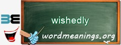 WordMeaning blackboard for wishedly